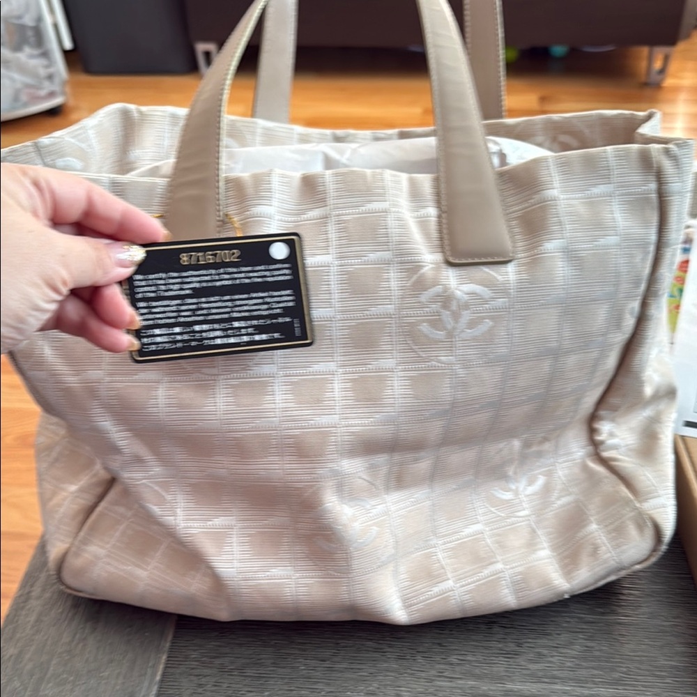 Chanel Beige Tote Bag